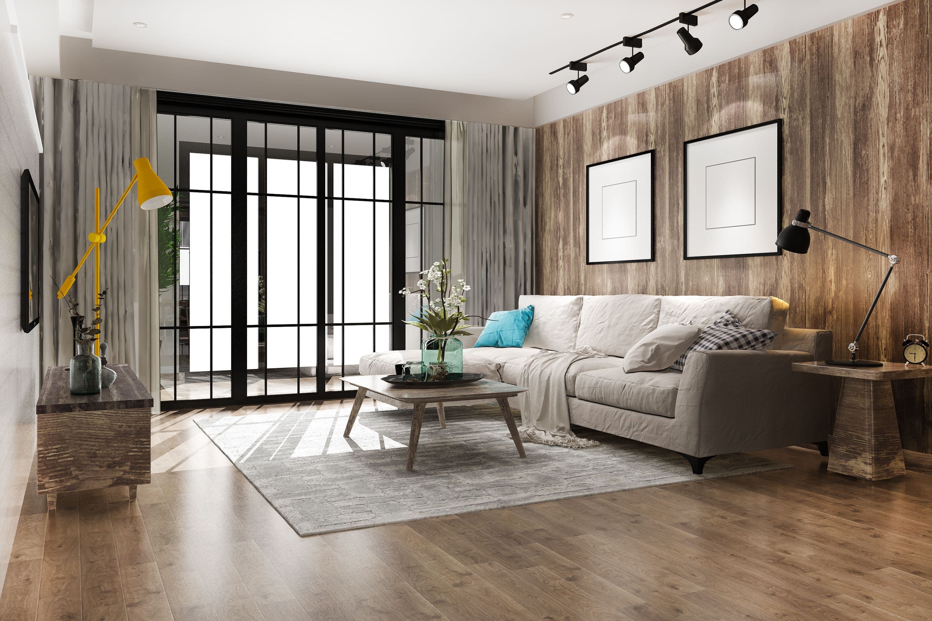 Clean living room